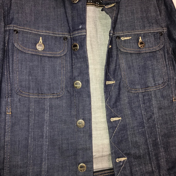 Jack and Jones Denim Blue Button Down Jean Jacket - Picture 4 of 14